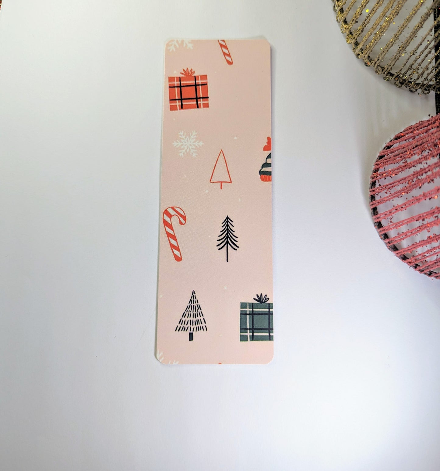 Present and Candy Cane Print