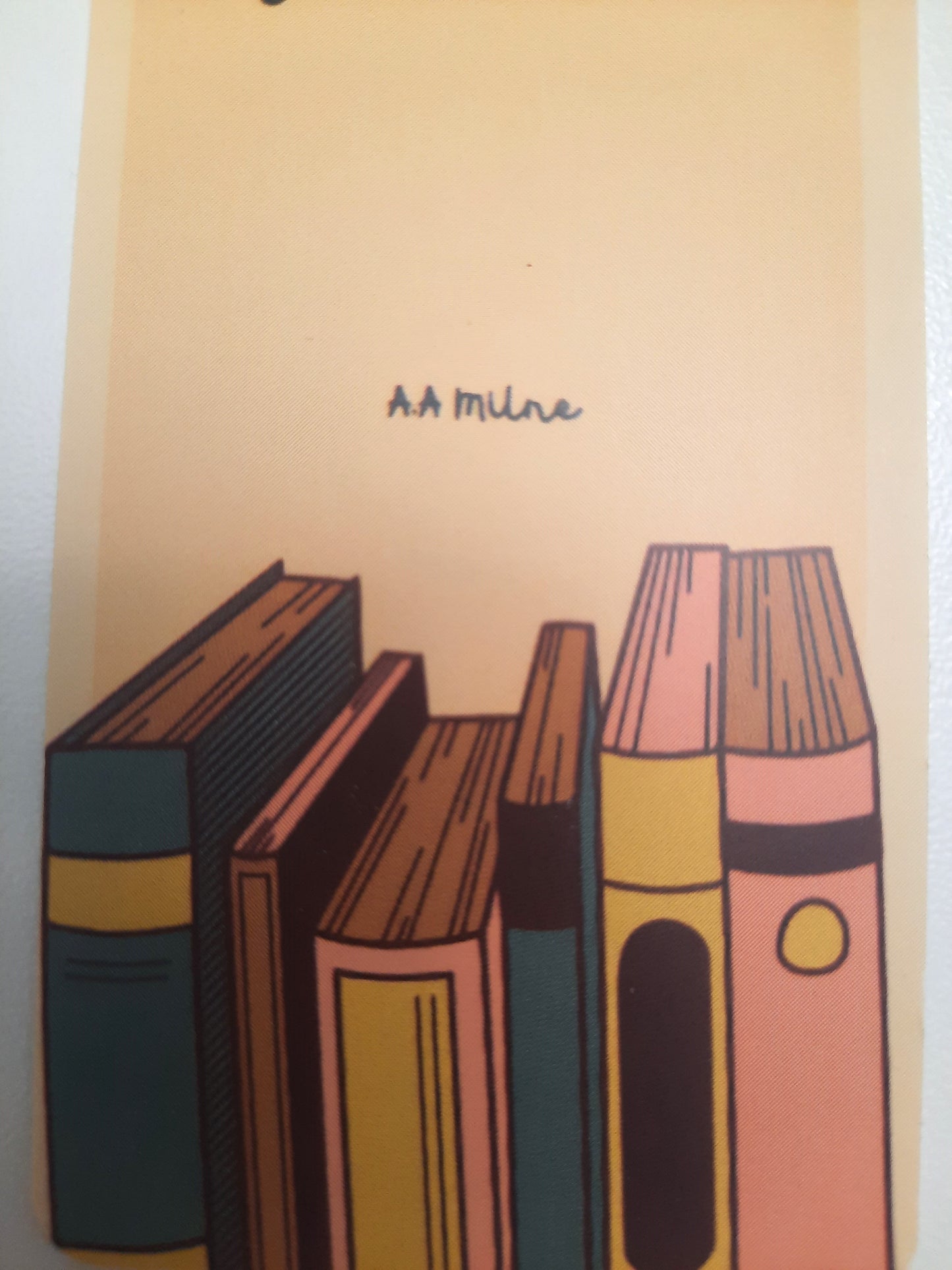 AA Milne Quote Bookmark