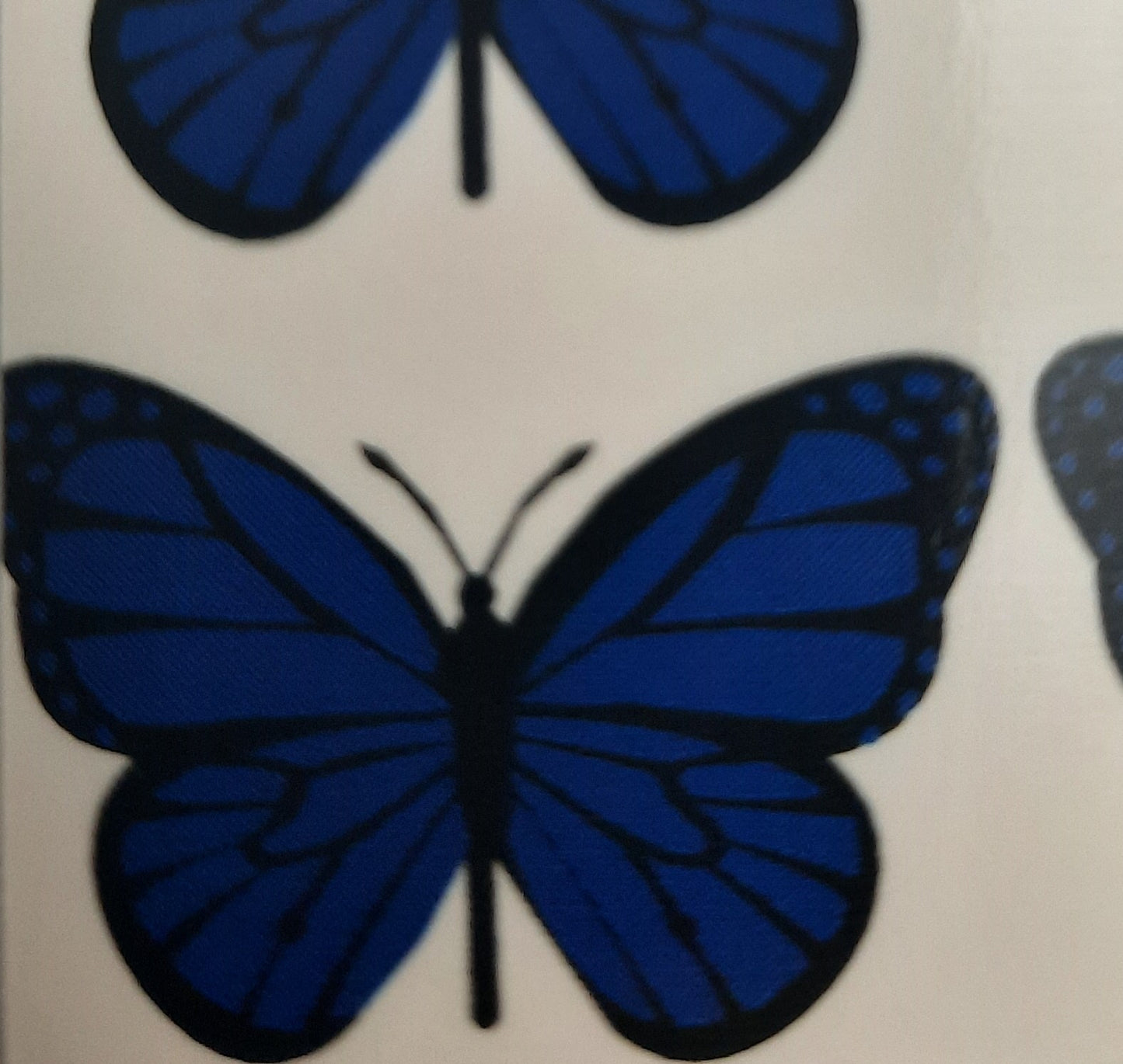 Dark Blue Butterfly Bookmark