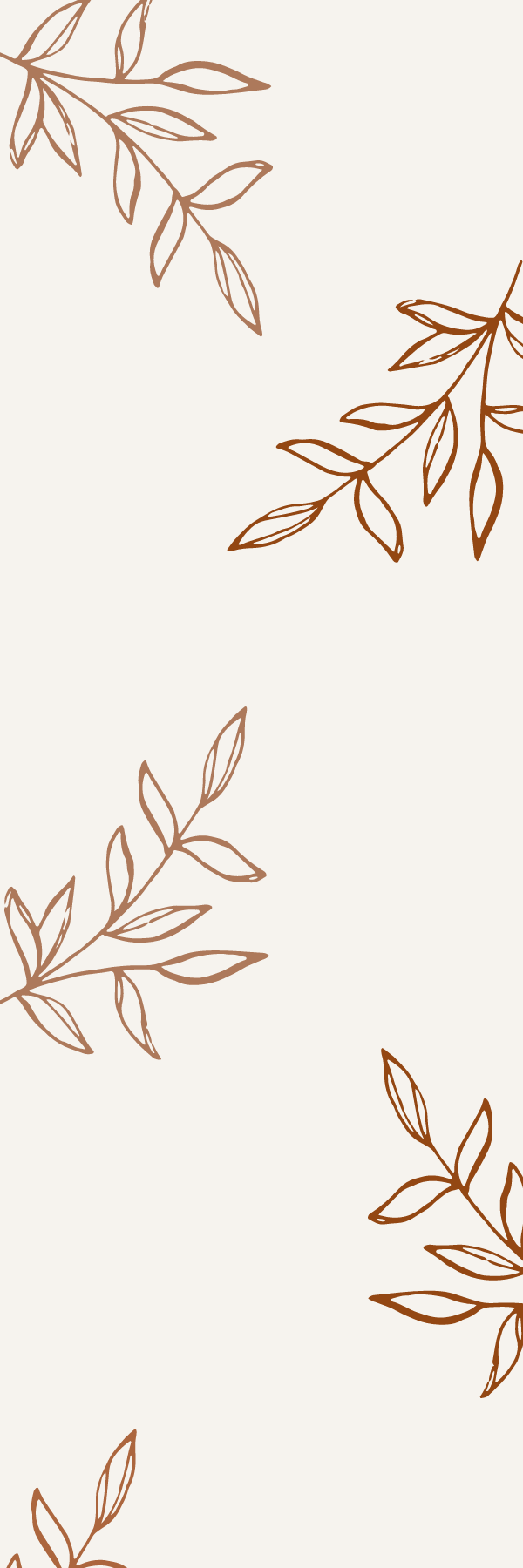 The Brown Leaves are Falling Bookmark