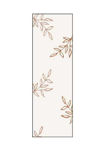 The Brown Leaves are Falling Bookmark
