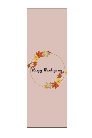 Happy Thanksgiving Bookmark