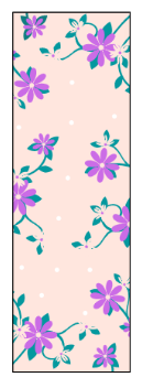 Purple Daisy Bookmark