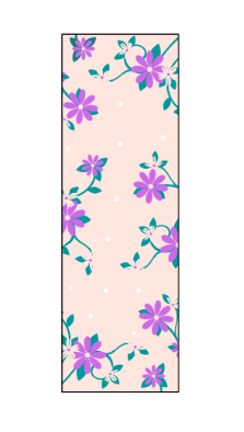 Purple Daisy Bookmark