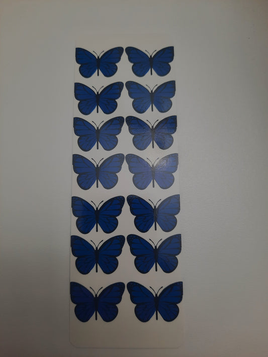 Dark Blue Butterfly Bookmark